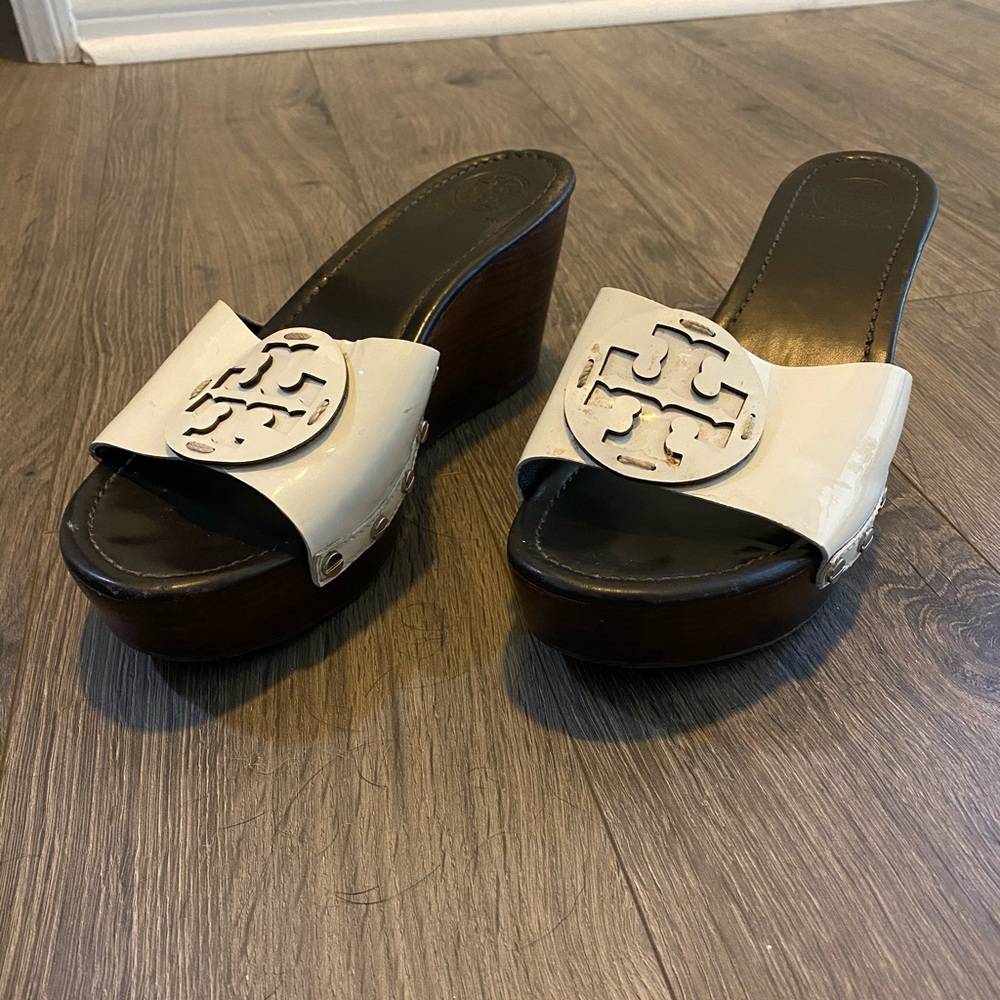 Tory Burch Slide Wedges